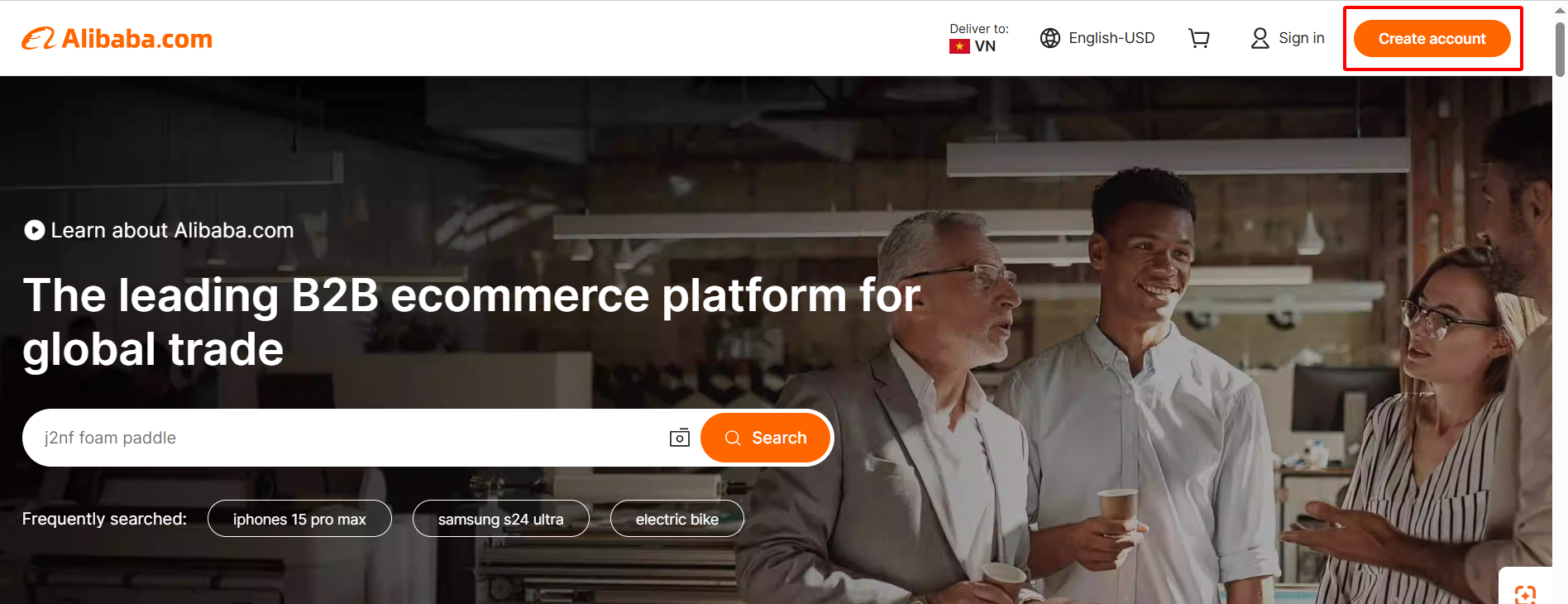 HƯỚNG DẪN CHI TIẾT CÁCH MUA HÀNG TRÊN ALIBABA VỀ VIỆT NAM CHO NGƯỜI MỚI 2 Hướng dẫn chi tiết 5 bước cách mua hàng trên Alibaba về Việt Nam